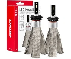 LED žibintų lemputės FLEX+ Series H7-6 canbus 6000K 12-24V AMIO-03662