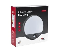 LED lempa su Maclean judesio jutikliu, infraraudonųjų spindulių, pilka, 15W, IP54, 1100lm, MCE291 GR