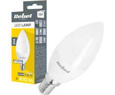 Led Rebel lempa 5W žvakė, 3000K, 230V