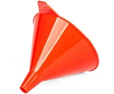 Mažas universalus plastikinis piltuvėlis kurui, skysčiui, vandeniui, 14 cm amio-04041