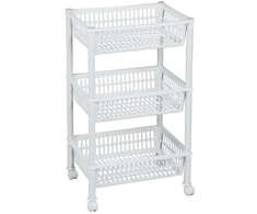 Plast Team Lentyna su ratukais, 294 mm x 685 mm x 29 mm, balta