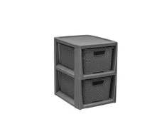 Branq lentyna su 2 krepšeliais Rattan, 14 l
