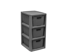 Branq lentyna su 3 krepšeliais Rattan, 21 l