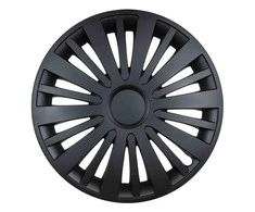 Leoplast Rato gaubtas 1 vnt. Vegas, matinis juodas 14"