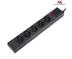 MACLEAN MCE219 Maclean MCE219 Maitinimo juostos ilgintuvas 5 lizdai 250VAC / 10A 1,5m