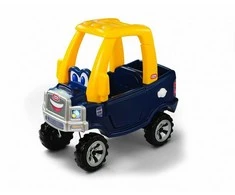 Stumiamas automobilis Little Tikes Cozy Truck juodai geltonas