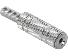 Gniazdo Lizdas 2,5 mm stereo lizdas metaliniu kabeliu „Cabletech“
