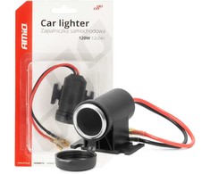 Hermetiškas automobilio maitinimo lizdas 12/24V AMIO-04129