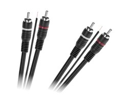 Oem Kabelis 2 x RCA - 2 x RCA su valdymo laidu