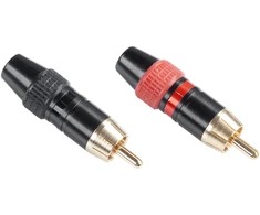 Wtyk Priedas Rca metalinis kištukas hd-290