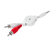 Cabletech AUX 3.5 - 2xRCA kabelis 0.8m