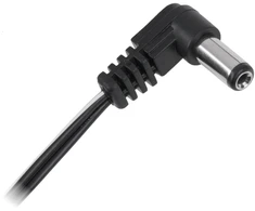 Złącze Oem Kabelio jungtis kištukas 2.5x5.5mm kampinis