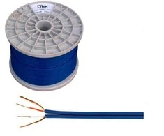 Kabel Oem 2 x RCA-3mm mėlynas laidas