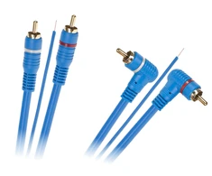 Oem Kabelis 2 x RCA - 2 x RCA + laidas 5 m kampinis - tiesus