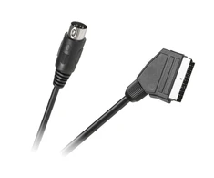 Išmaniojo (Smart TV) ir televizoriaus priedas euro - din kabelis 1,2 m