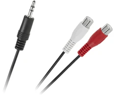 LP Oem Kabelis 3.5 AUX - 2xRCA 0.25m