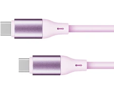 USB tipas C – C tipo USB kabelis 1 m silikoninis rožinis Kruger &amp; Matz Basic