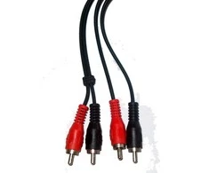 LP Oem Kabelis 2 x RCA - 2 x RCA 5m standartas