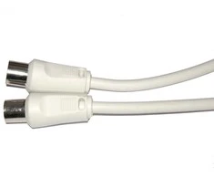 Oem TV - VIDEO kabelis, baltas, 10 m