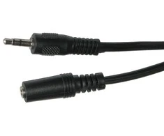 Kabel 3.5mm M - 3.5mm F laidas, 1.5m