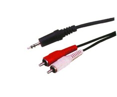 Inne Oem Kabelis 2xRCA - AUX 3.5mm 15m