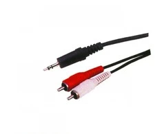 Oem Kabelis 2xRCA - AUX 3.5mm 3m