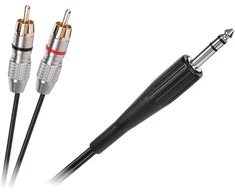 LP Oem Kabelis 2xRCA - AUX 6.3 mono 1,8m