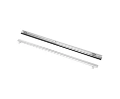 Listwa Oem Aliuminio juostelė plakatui kabinti CLIP 2x70cm + siurbtukas 45mm x2vnt su kabliuku