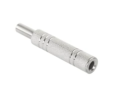 Gniazdo Stereofoninis lizdas, metalinis, nikeliuotas 6,3 mm