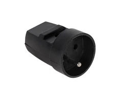 Gniazdo Oem Įžemintas lizdas juodas G-10-2