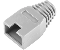 Oslona Guminis dangtelis 8p8c RJ45 kištukui, pilkas