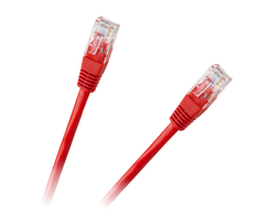 LP Tinklo laidas UTP kabelis 8c kištukas-kištukas 1,5m, cat.6e, raudonas