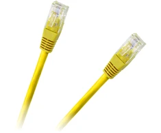 Oem Patchcord UTP kabelis 8c CCA Cat6e 3m Geltonas