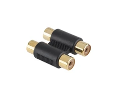 Inne Priedas Jungtis rca-rca/x2/auksinis