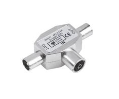 Złącze Adapteris TV jungtis gn.-2xwt.metalinė