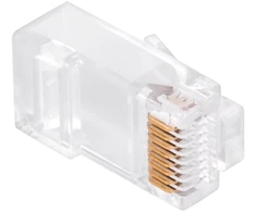 Wtyk Telefono kištukas. RJ45 8P 8C (laidas) per CAT.6E