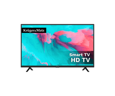 Kruger &amp; Matz 32" HD išmanusis televizorius DVB-T2/S2 H.265 HEVC
