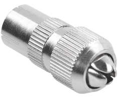 Gniazdo Išmaniojo (Smart TV) ir televizoriaus priedas tv antenos lizdas metaliniam kabeliui