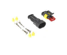 Złącze Oem Superseal 2-PIN jungtis pilna - kištukas + 2PIN lizdas - hermetiška jungtis