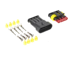 Złącze Oem Superseal 4 PIN jungčių rinkinys - kištukas + 4PIN lizdas - hermetiška jungtis