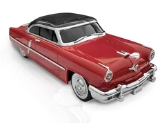 LTC Garsiakalbis bluetooth retro ws-1957 ,10w,radio fm,usb, tf,wyświetlacz led,akumulator 1500mah,raudona