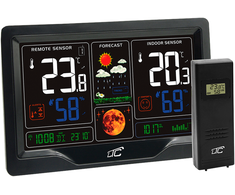 LTC Meteorologinė stotis su spalvotu ekranu, juoda LXSTP09C