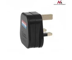 MACLEAN MCE193 Maclean MCE193 JK maitinimo KIŠTUKAS 3 kontaktų 13AMP FUSED Aukštos kokybės JK kištukas