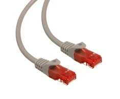 MACLEAN MCTV-301S Maclean MCTV-301S Patchcord UTP cat6 Kabelio kištukas-kištukas 1m sidabrinis