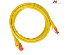 MACLEAN MCTV-302Y Maclean MCTV-302Y Patchcord UTP cat6 Kabelio kištukas-kištukas 2m geltonas