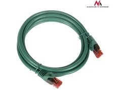 MACLEAN MCTV-303G Maclean MCTV-303G Patchcord UTP cat6 Kabelio kištukas-kištukas 3m žalias