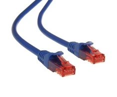 MACLEAN MCTV-303N Maclean MCTV-303N Patchcord UTP cat6 Kabelio kištukas-kištukas 3m mėlynas