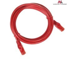 MACLEAN MCTV-303R Maclean MCTV-303R Patchcord UTP cat6 Kabelio kištukas-kištukas 3m raudonas