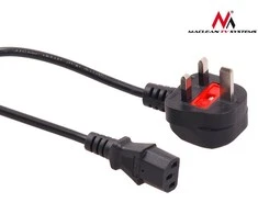 Maclean MCTV-807 42161 Maitinimo kabelis 3 kontaktų 3 m GB kištukas
