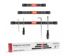 Magnetinės juostos įrankiams, rinkinys 3 vnt. (20 cm, 30,5 cm, 46 cm) AMIO-04263